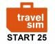 TravelSim Start 25 (10EUR на сметка)