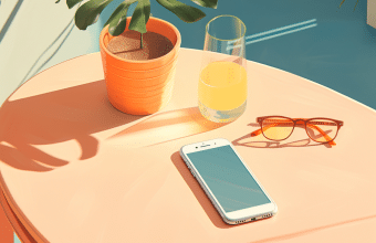 Phone of a table