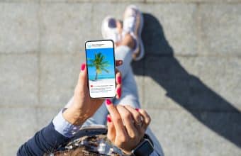 Walking with phone